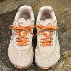 Altra Women's Athletic Shoes in Cream and Orange